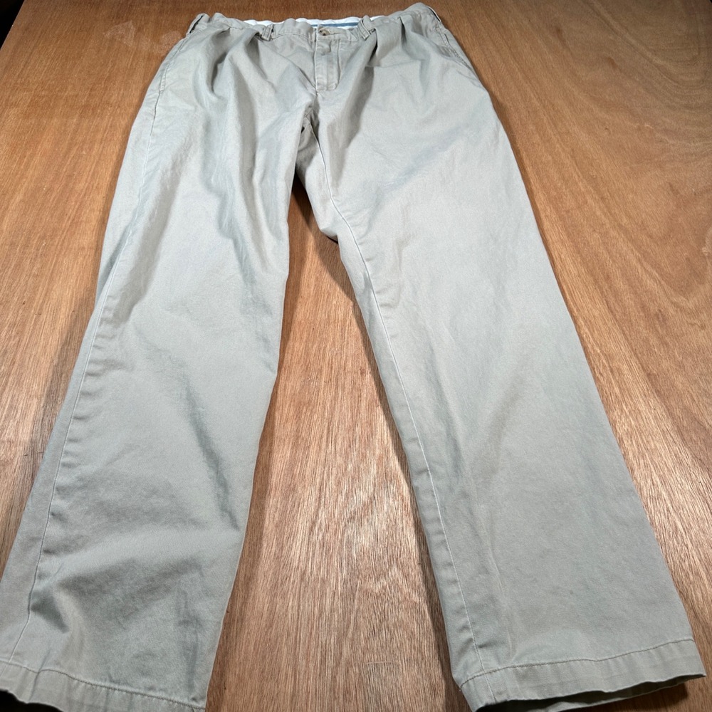 Polo Ralph Lauren Chinos Men 34x30 Khaki Tan Pleated Classic Fit Casual Pants